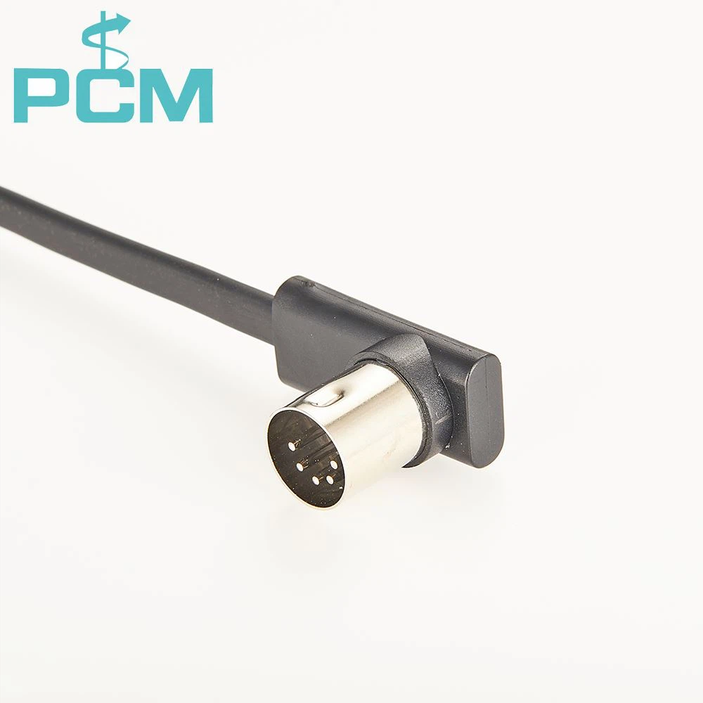 DIN 3Pin 4Pin 5Pin 6Pin 7Pin 8Pin 9Pin 13 Pin Right Angle 90 Degree Cable