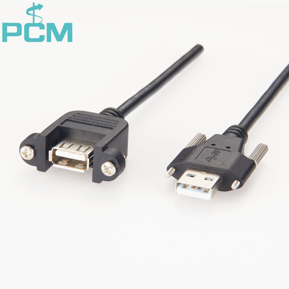 We are a manufacturer of USB 2.0 Thumb Screw Locking Extension Cable, USB cable with screw lock We are a manufacturer of USB 2.0 Thumb Screw Locking Extension Cable, USB cable with screw lock