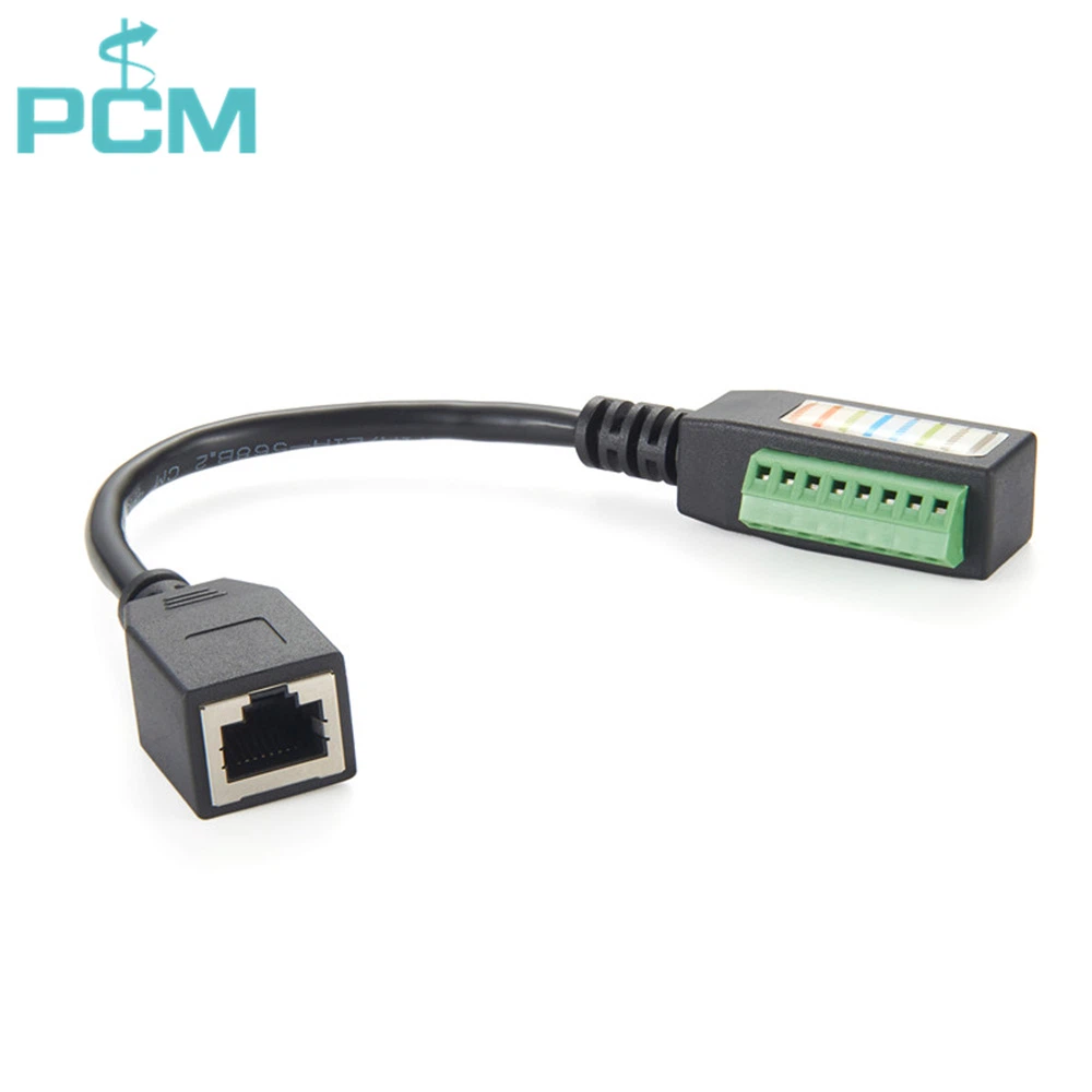 we are a manufacturer of RJ45 Female to 8 Position Side Terminal Block Adapter