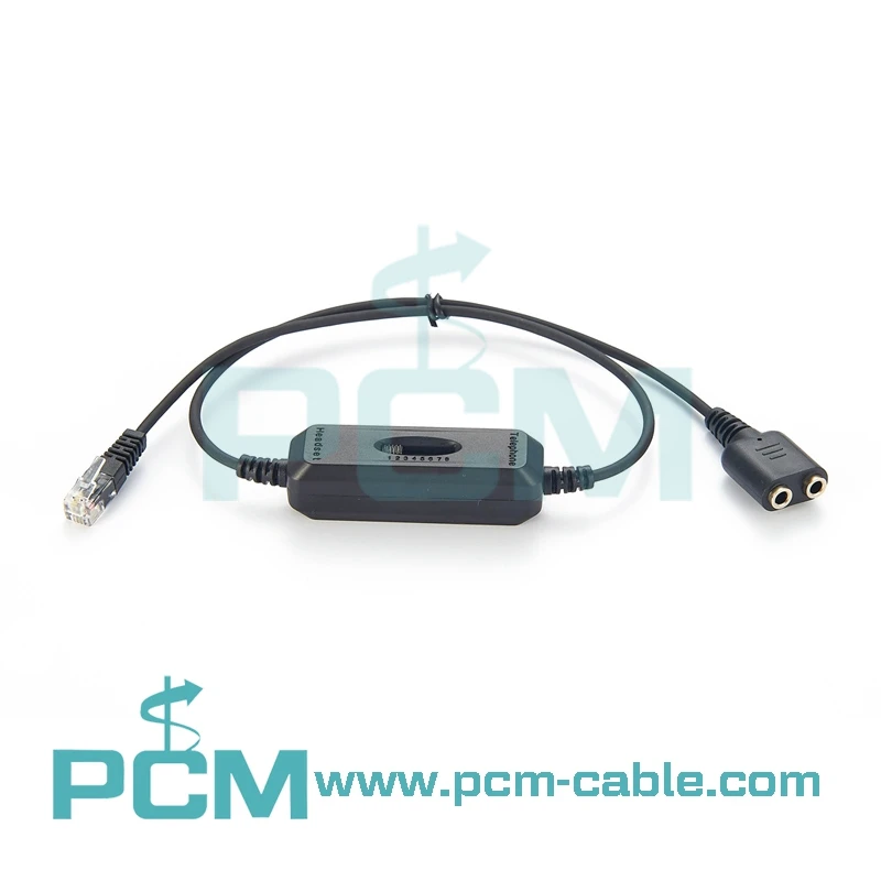 PC Headset to RJ9 Phone Switch Adapter (2) PC Headset to RJ9 Phone Switch Adapter (2)