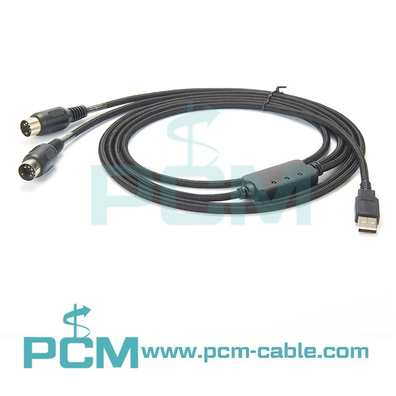 5 Pin DIN MIDI To USB Cable with LED Indicator