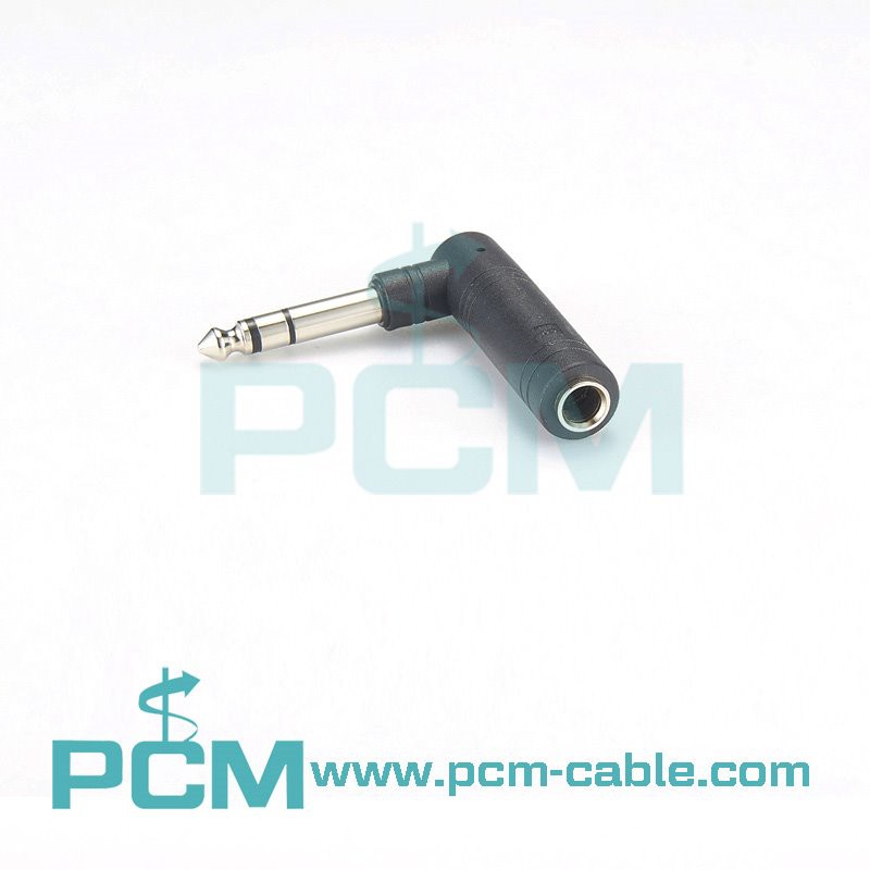 Right Angle 6.35mm TRS Stereo Jack Plug we are the manufacturer of Right Angle Guitar Connector