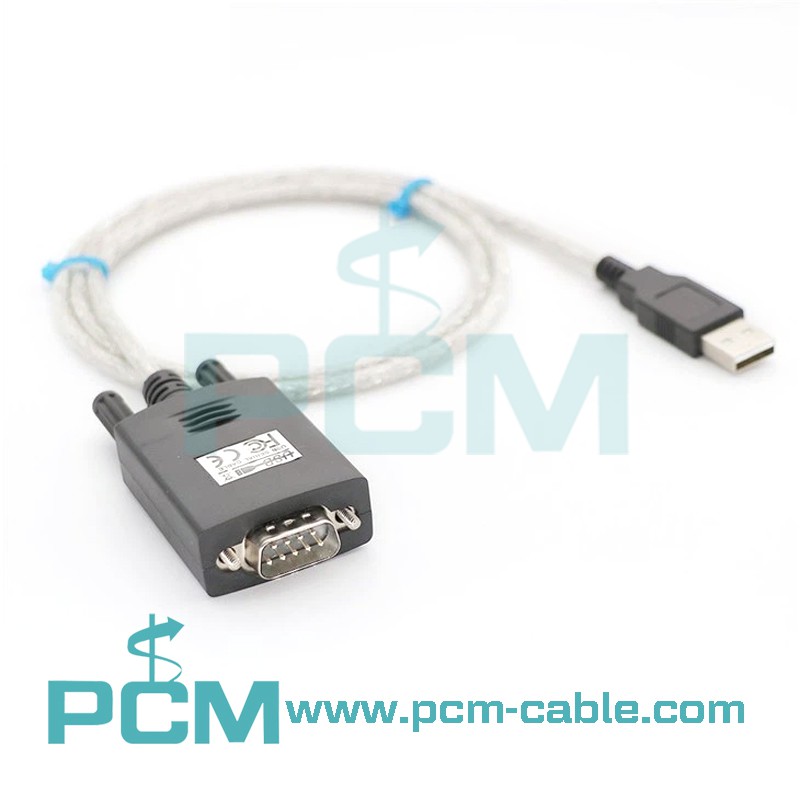 Converts 9-pin plug to USB