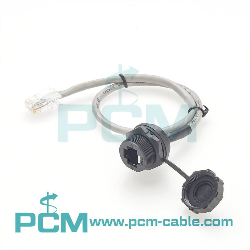 we are a manufacturer of IP67 RJ45 Panel Mount Waterproof Connector With Ethernet Cable IP67 RJ45 Panel Mount Waterproof Connector With Ethernet Cable