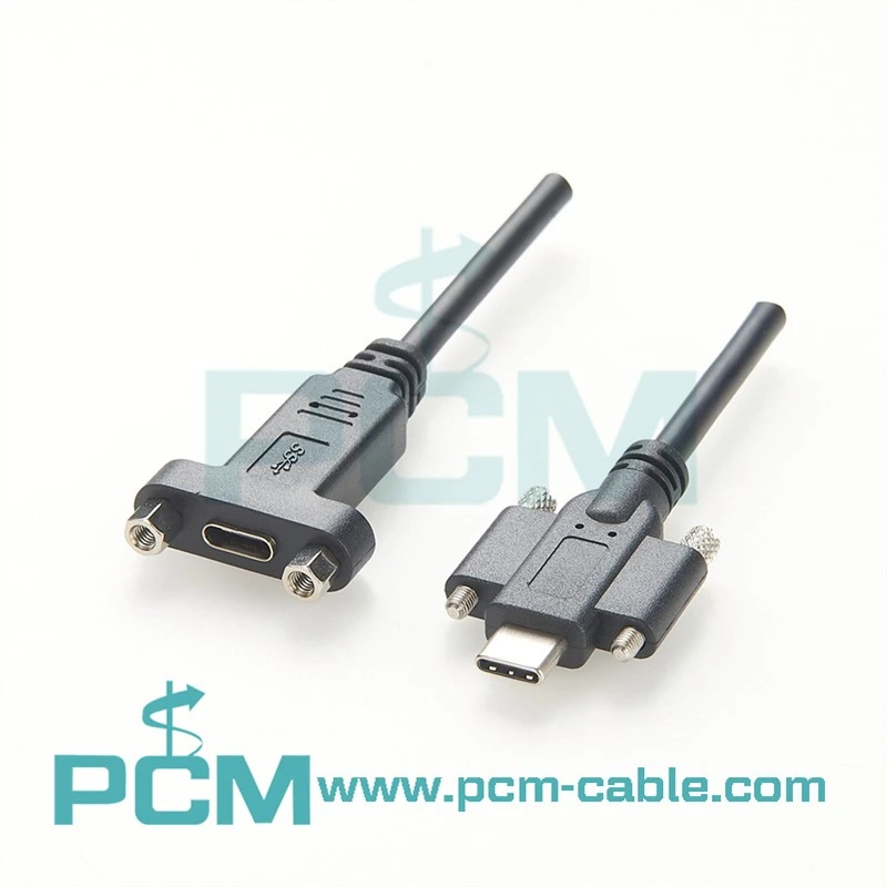 we are a manufacturer of Locking USB 31 Type C extension Cable Locking USB 31 Type C extension Cable