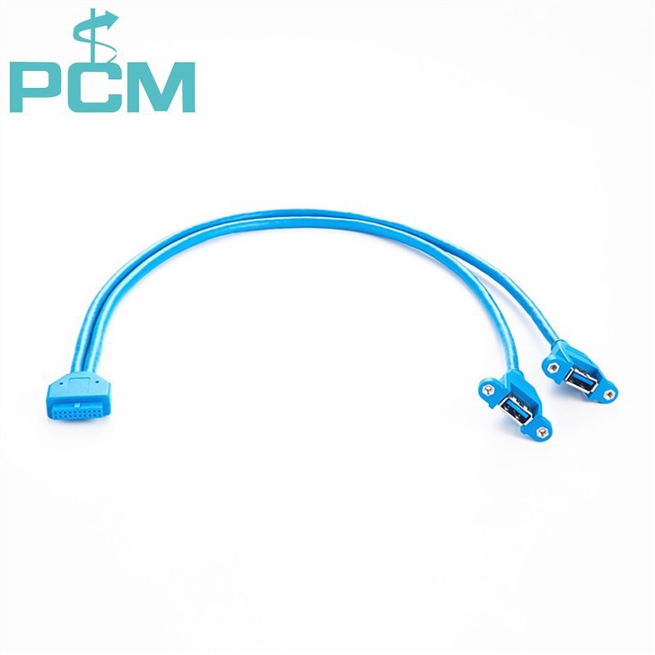 Panel Mount USB 3.0 Motherboard Cable