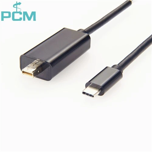 1080P USB 3.1 Type C to Mini Dp Display Port Adapter Cable for Apple New MacBook Monitor ...