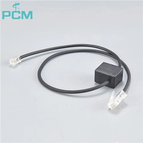 Green Flat Charger&Transfer Data Two in 0ne Cable