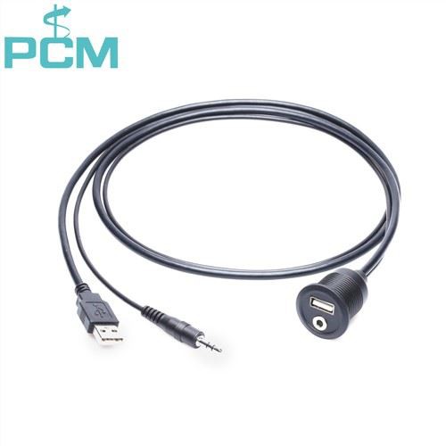 M14 Mini Hole Diameter 220V Metal Pilot Light Waterproof LED Indicator Lamp with Cable