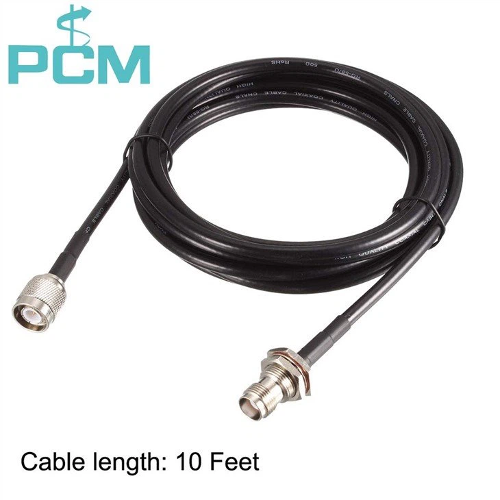 TNC Male to N Female Bulkhead Patch Lead RF Cable Assembly Pigtail