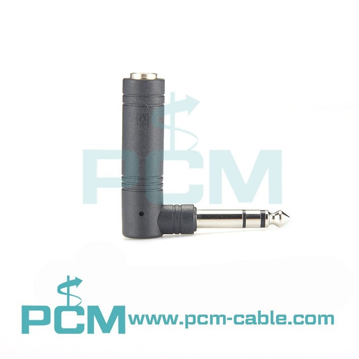 Right Angle TRS 1/4 inch Adapter