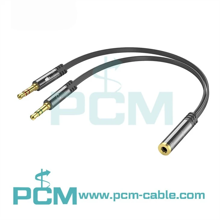 3.5mm Audio Stereo Y Splitter Extension Cable
