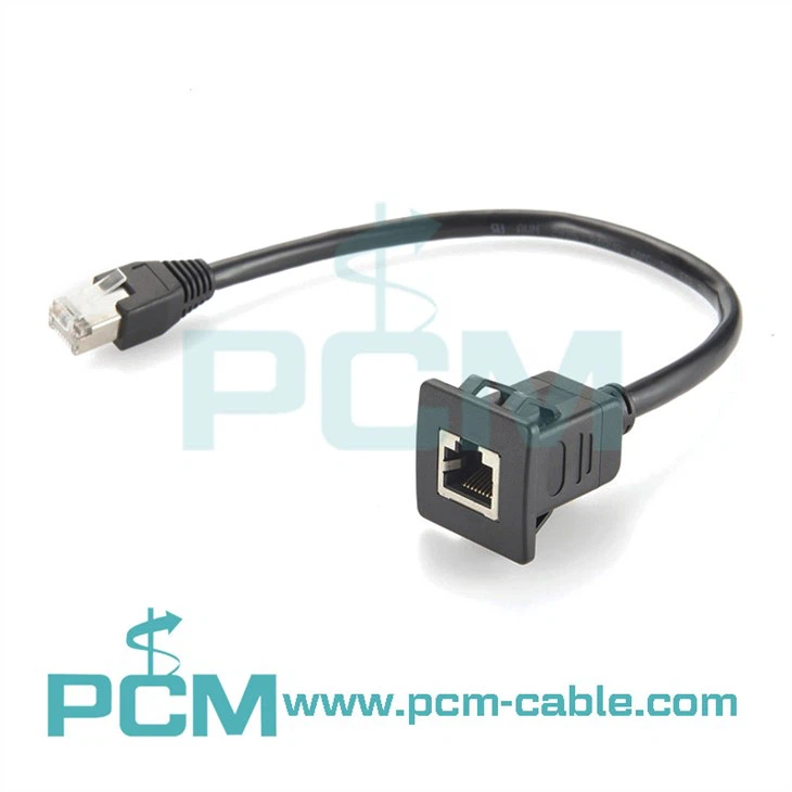 RJ45 Panel Mount Cable Snap-in