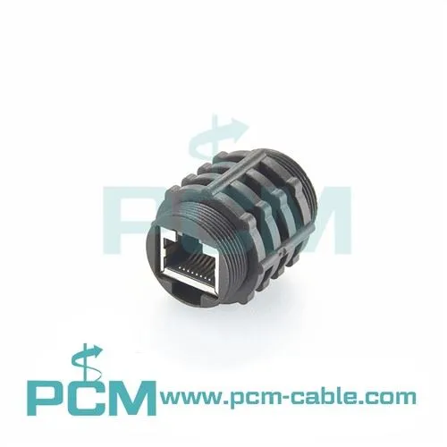 RJ45 Inline Coupler IP67 Waterproof Cat5e Cat6 Female to Female Field Installable Coupler