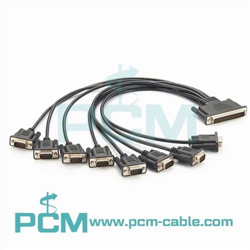 Serial Port Cable For SCSI PCI 1 in 8 Out