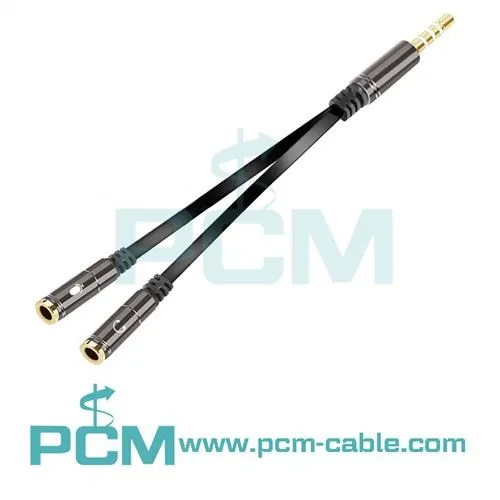 Speaker and Headphone Splitter Cable