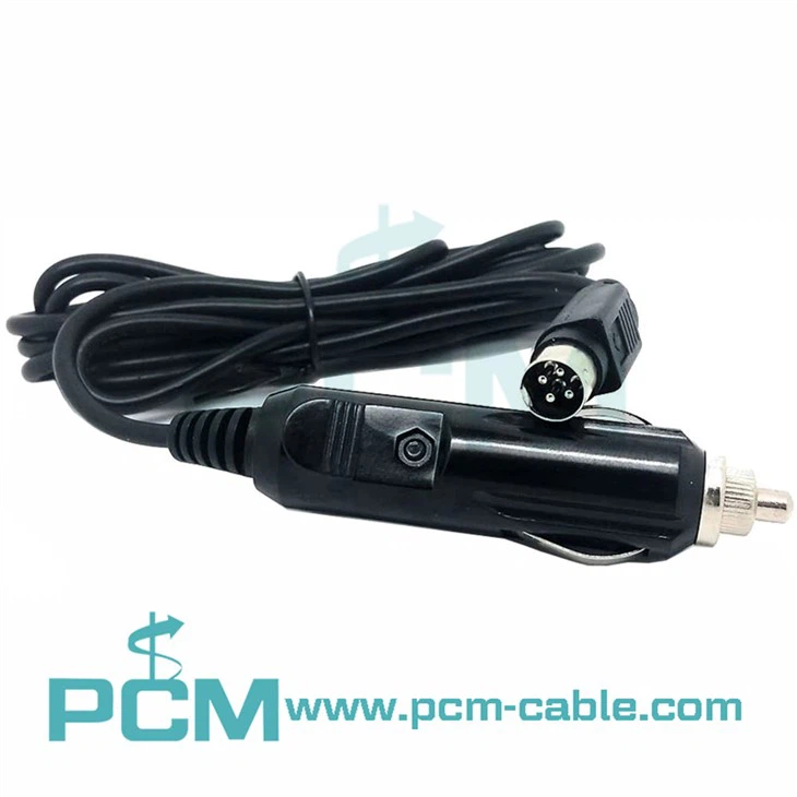 Car Cigarette Lighter To Power Din 4 Pin Cable
