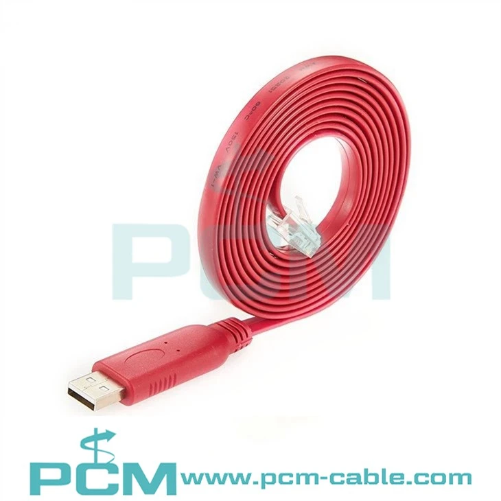 Console Cable with RJ45 and USB