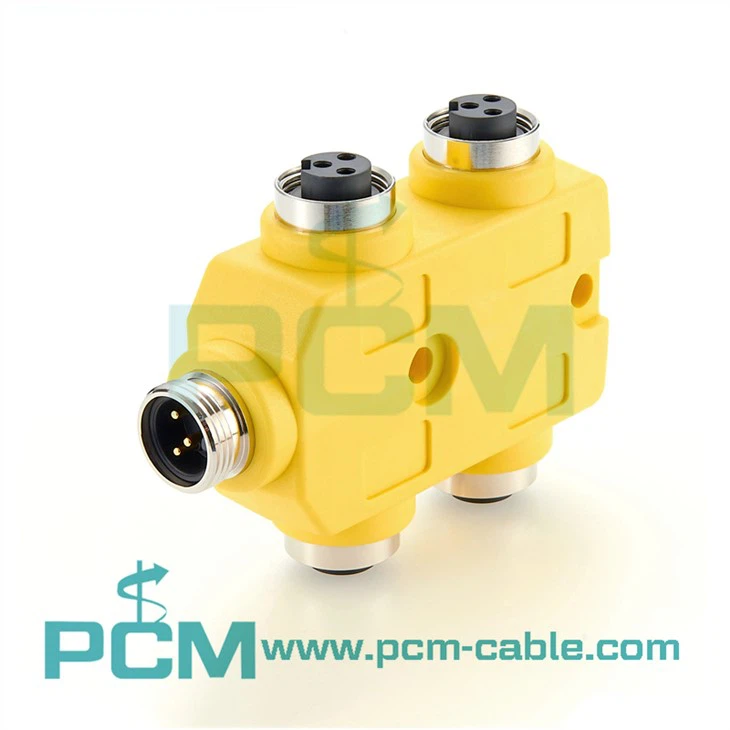 Mini-Change MPIS, 3 Pole Female, 4 Ports, With 3 Pole Male Connector