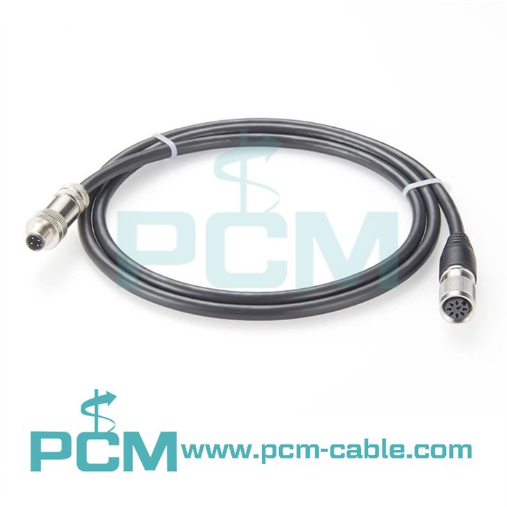 Pre-assembled Ethernet M12 4 Pin To AISG RET Cable