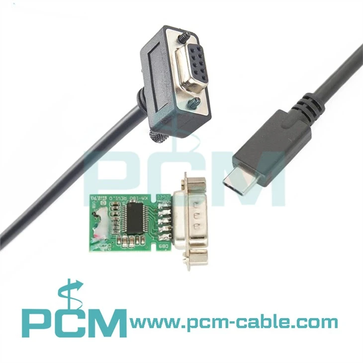 Right Angle DB9 Female Cable