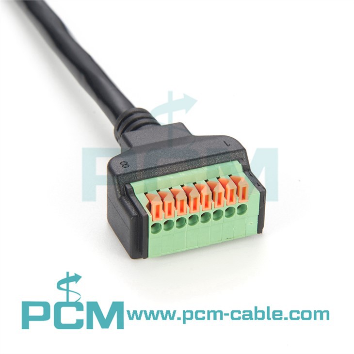 RJ45 Spring Terminal Block Cable