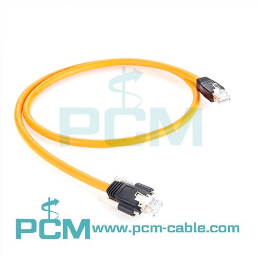 Industrial Vision Camera GigE Cable with Screw Lock