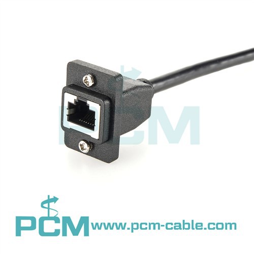 ECF Style RJ45 Panel Mount Cable