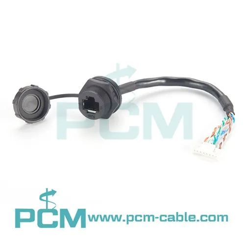 IP67 RJ45 Ethernet To Molex PCB Board Connector