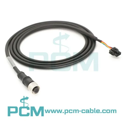 Molex Micro-Fit 8 Pin To M12 Overmolded Female Connector Cable