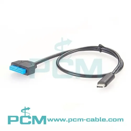 USB 3.1 Type C Male To USB 3.0 19 Pin Header Adapter