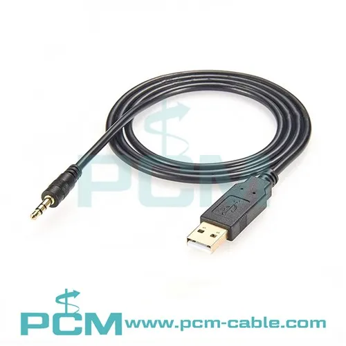 USB To UART Cable Supports 5V UART Signals 3.5mm Audio Jack