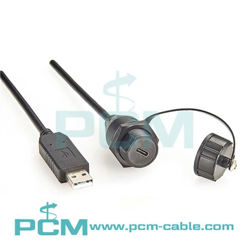 USB Type-C IP67 To USB A 3.0 Cable