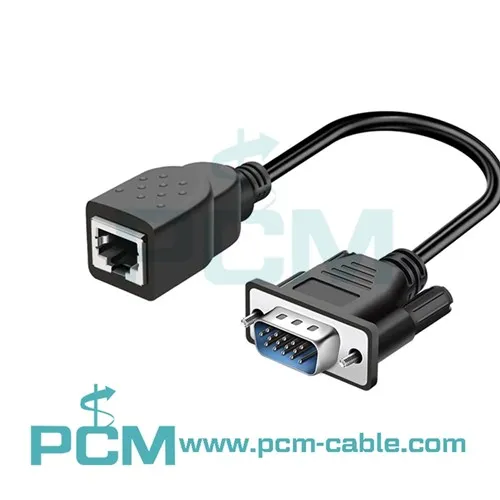 VGA To RJ45 Converter Cable