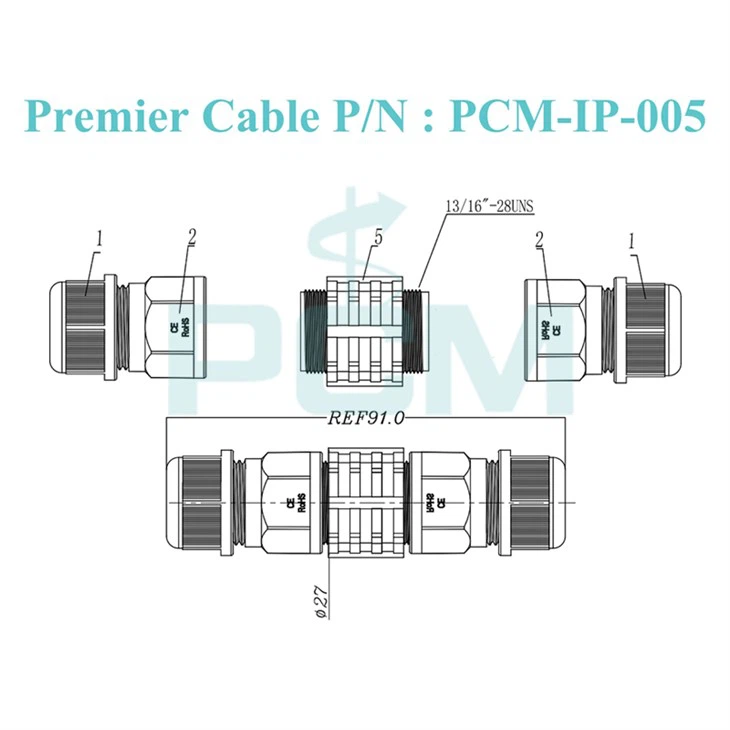 Industrial Enternet RJ45 Female Shielded Connector/Coupler