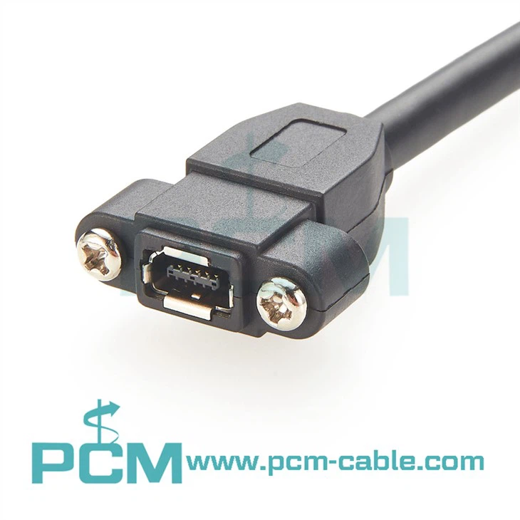 IX In-Line Jack Panel Mount Ethernet Cable