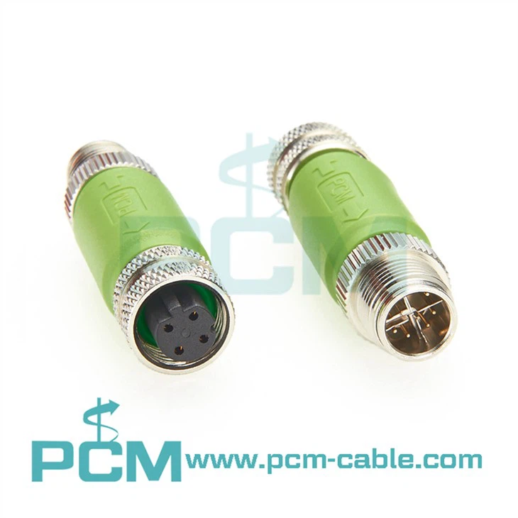 M12 X Code to D Code Adapter