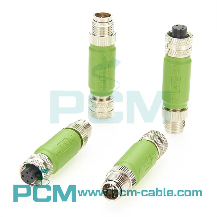 Compatible with Simens 6GK1901-0DE20-6AA0 M12 X Code to D Code Adapter