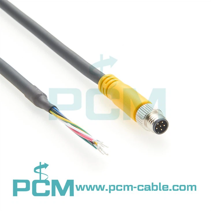 M8 6 Pin Power supply Cable for the Basler camera boost and ace 2 GigE