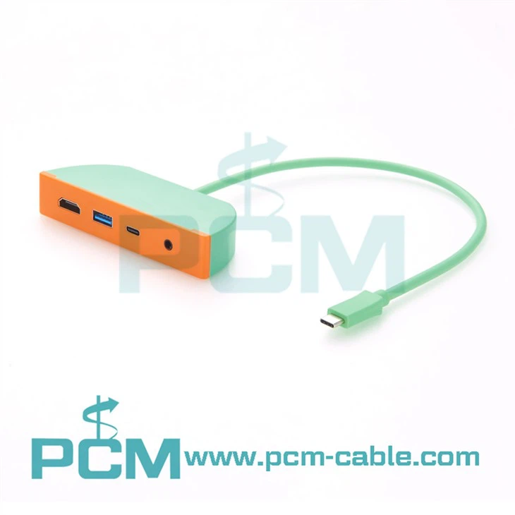 USB-C Front Panel Expansion Module with 10Gbps USB, HDMI 4K60, and Audio