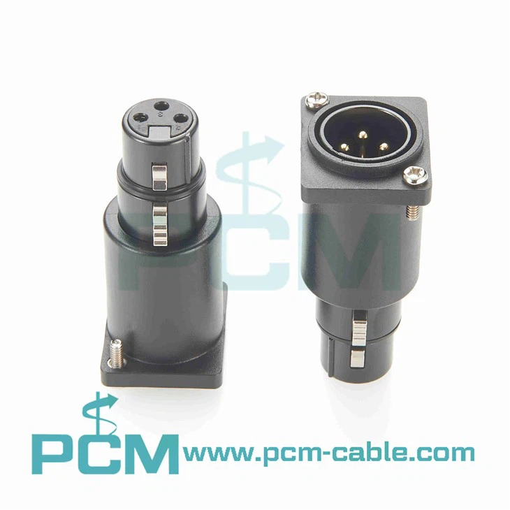 XLR Chassis mount male to female feedthrough adaptor