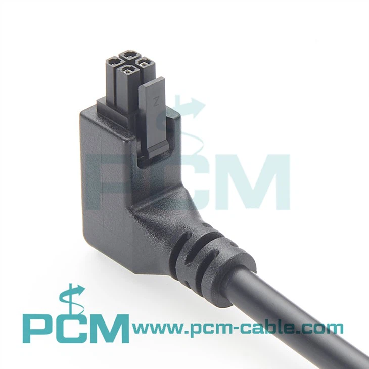 micro-fit 3.0 vertical exit power harness with molded connectors