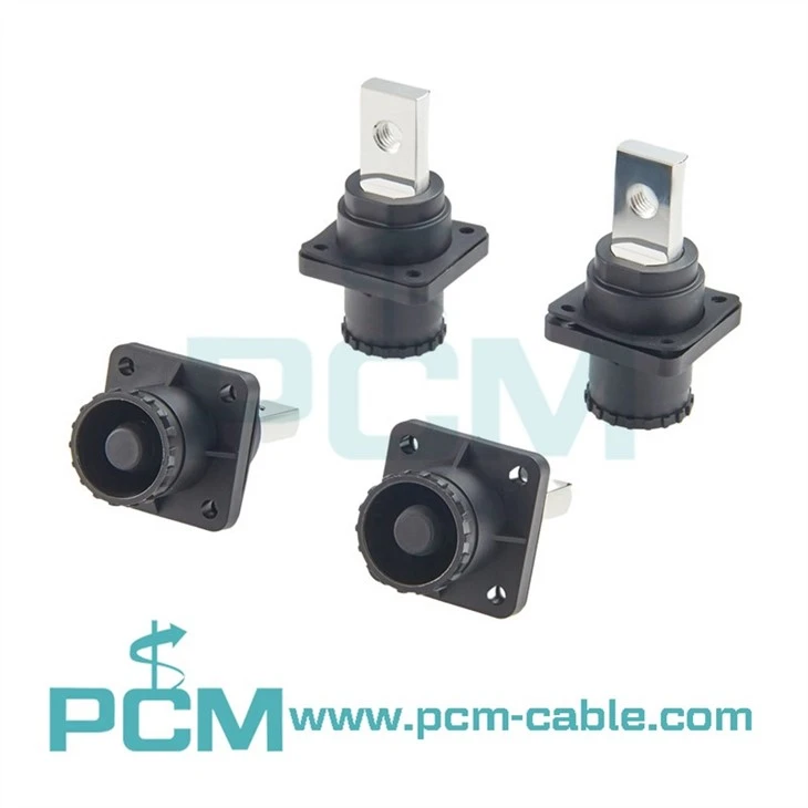 Energy Storage Connector 6mm 8mm 12mm Battery DC Power Cable Plug IP67 High Current 100A 200A 350A 500A for ESS