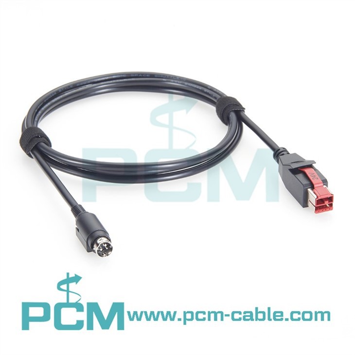24V PoweredUSB to Hosiden 3 Pin cable manufacturer