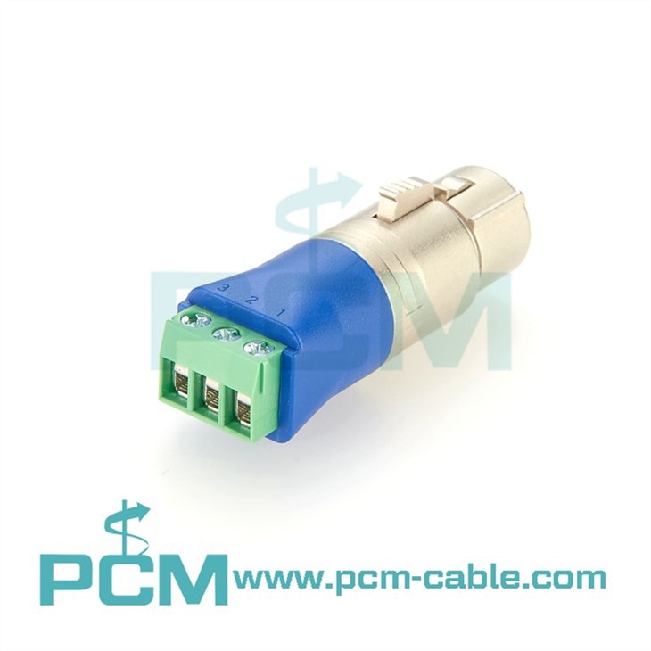 XLR to Screw Terminal Plug Adaptor