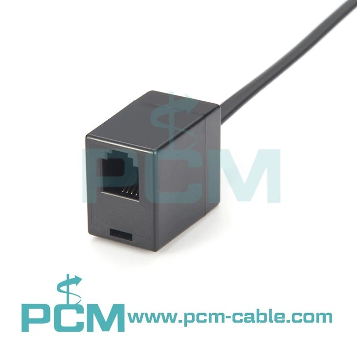 4P4C panel mount cable in XLR Format