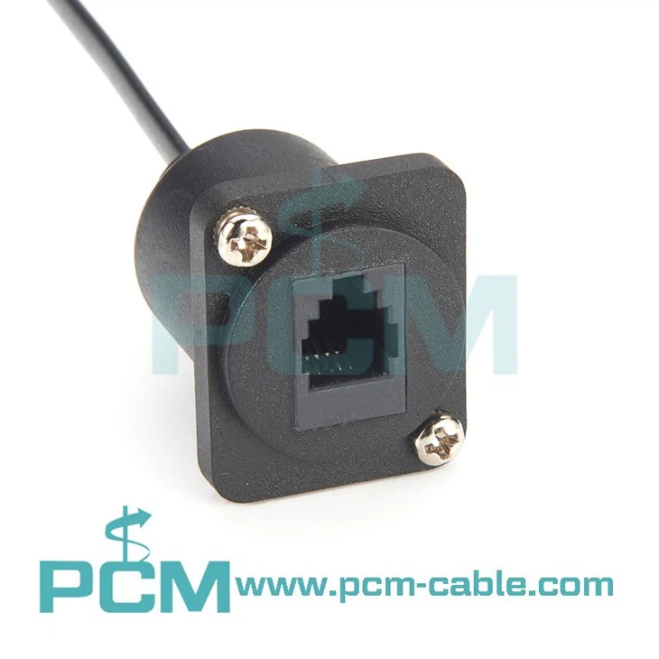 panel mount RJ9 cable