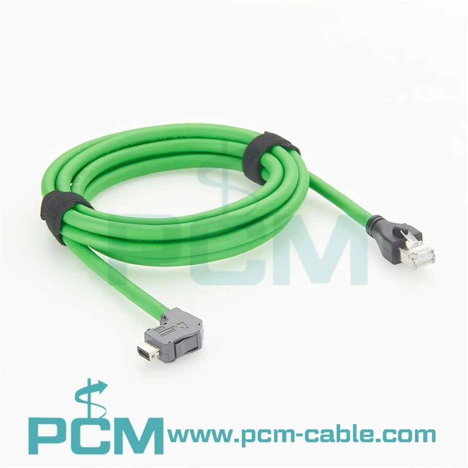 90 Degree Down IX to RJ45 Male Cat6A Cable factory
