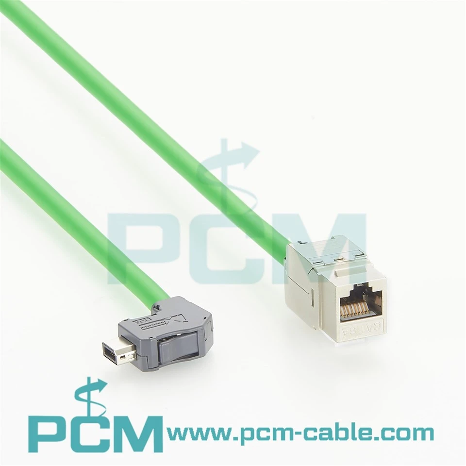 IX Industrial Ethernet Cat6a Cable 90 Degree Right Angle suppliers