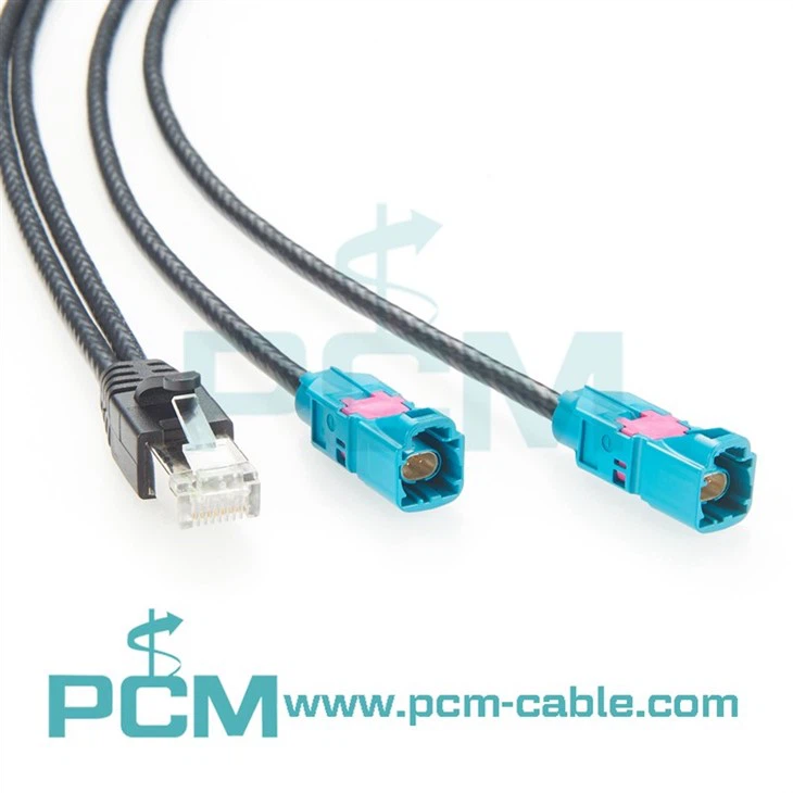 Automotive Ethernet Cable RJ45 To Dual H-MTD Connectors best